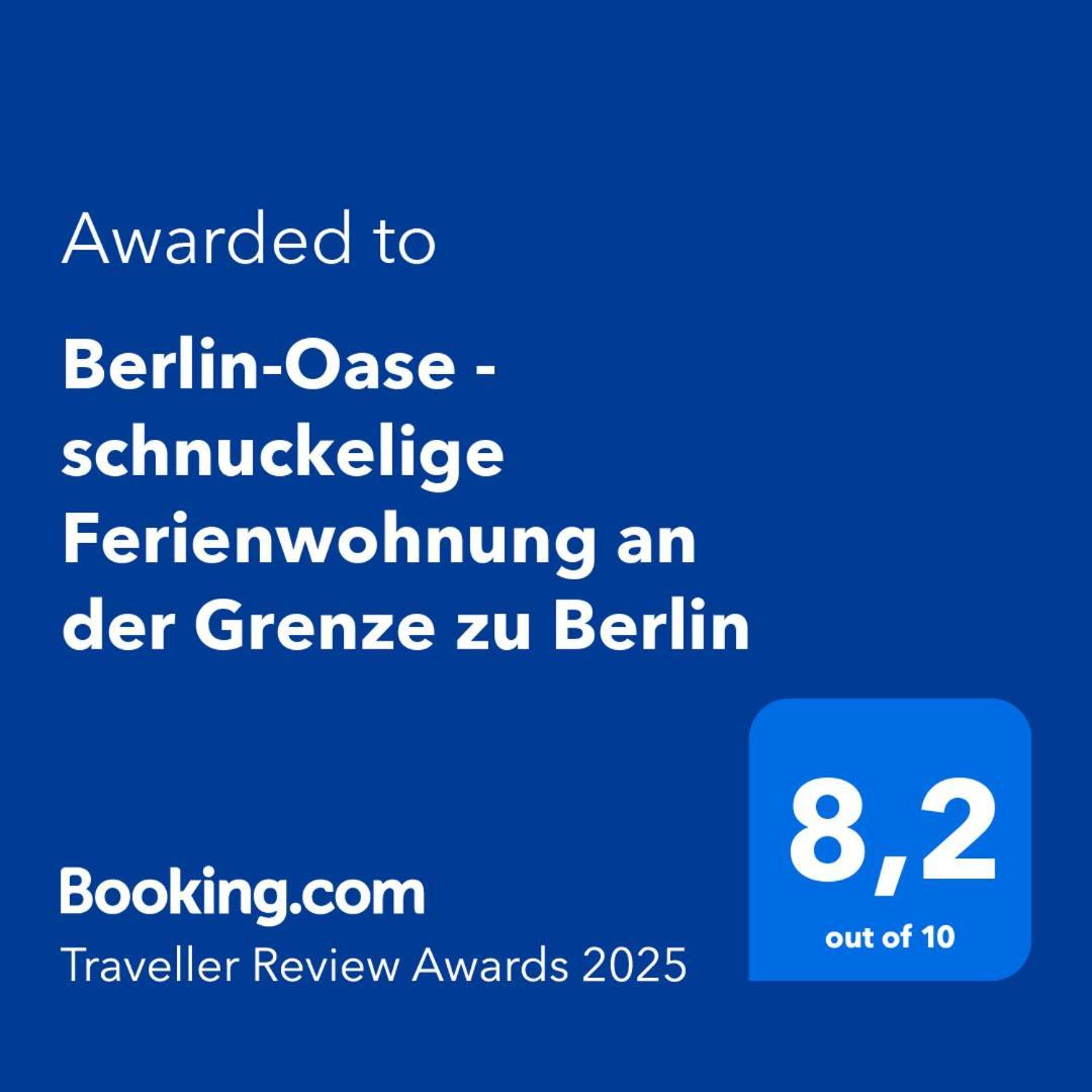 Berlin-Oase - Schnuckelige Ferienwohnung An Der Grenze Zu Berlin Шенефельд Екстер'єр фото